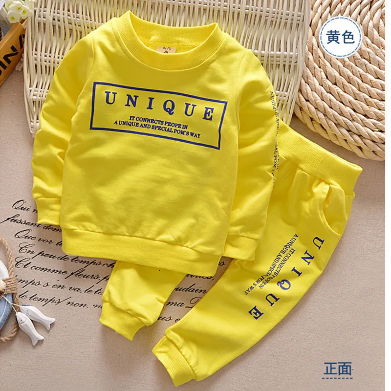 Детский комплект из футболки с длинным рукавом и брюк|Комплекты одежды для