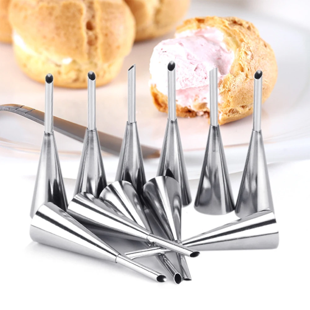 

High Quality Stainless Steel Cup Cake Cream Icing Pipe Nozzle Tips Sugar Craft Fondant Pastry Nozzles Bake kitchen tools Supplie