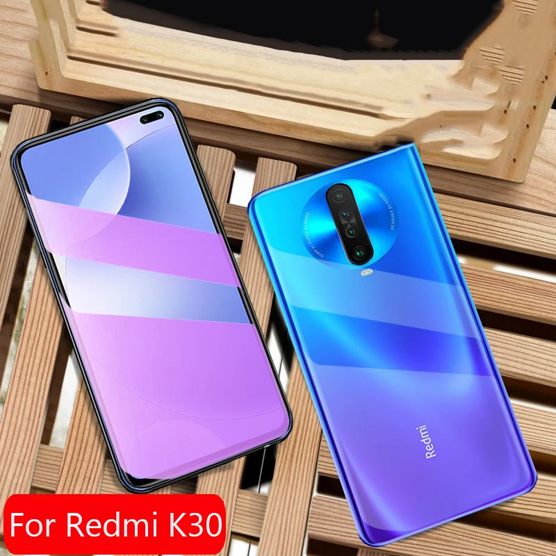 Lainergie 2 шт. для Xiaomi Redmi K30 закаленное стекло Полный клей 9H ударопрочный экран