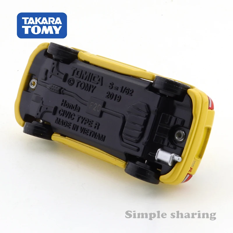 Takara Tomy Tomica Premium No. 37 Honda Civic Type R 1st Edition 1/62 автомобильные популярные детские игрушки