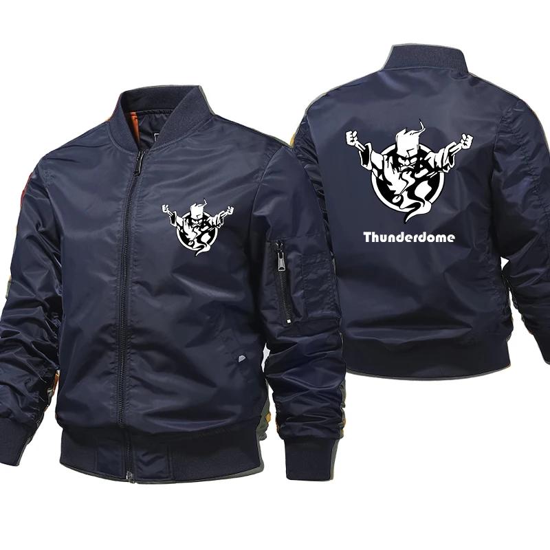 Men's thick aviator Bomber Thunderdome jacket streetwear windbreaker coat plus size | Мужская одежда