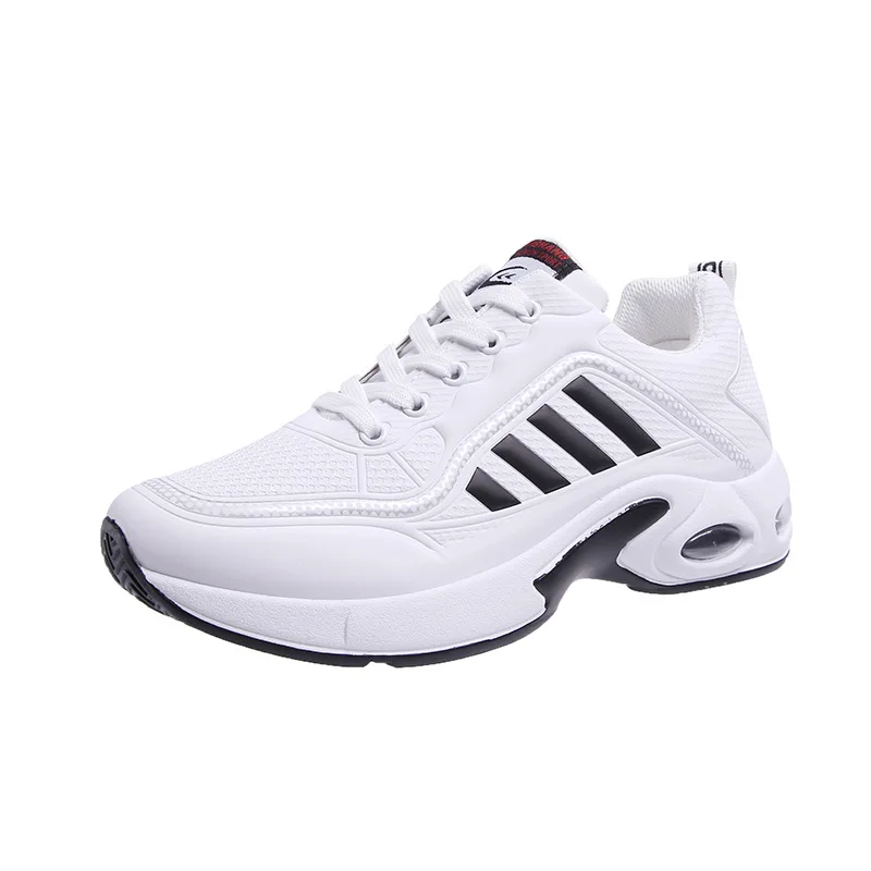 

2020 New Mens Shoes Pu Leathers Sneakers Men Basic Casual Shoes Fashion Lace-up Air Cushion Zapatos De Hombre Outdoor Run Shoes