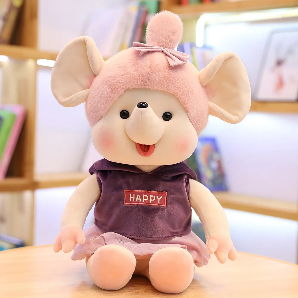 Горячая Распродажа Милая мышь плюшевая игрушка набивная мягкая крыса кукла