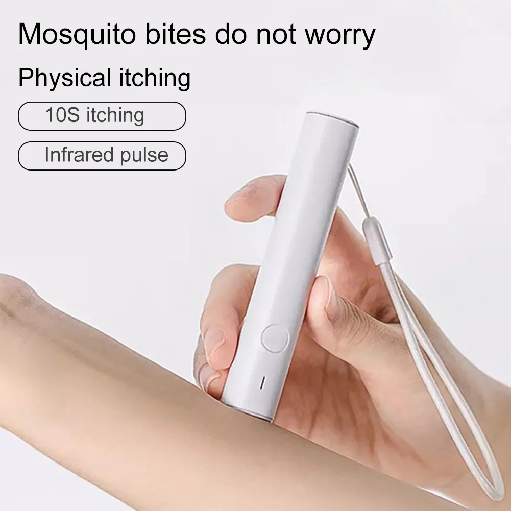 

Bite Relieve Outdoor Camping Insect USB Rechargeable Infrared Antipruritic Stick Portable Multifunction Itching Pen Adult Mini