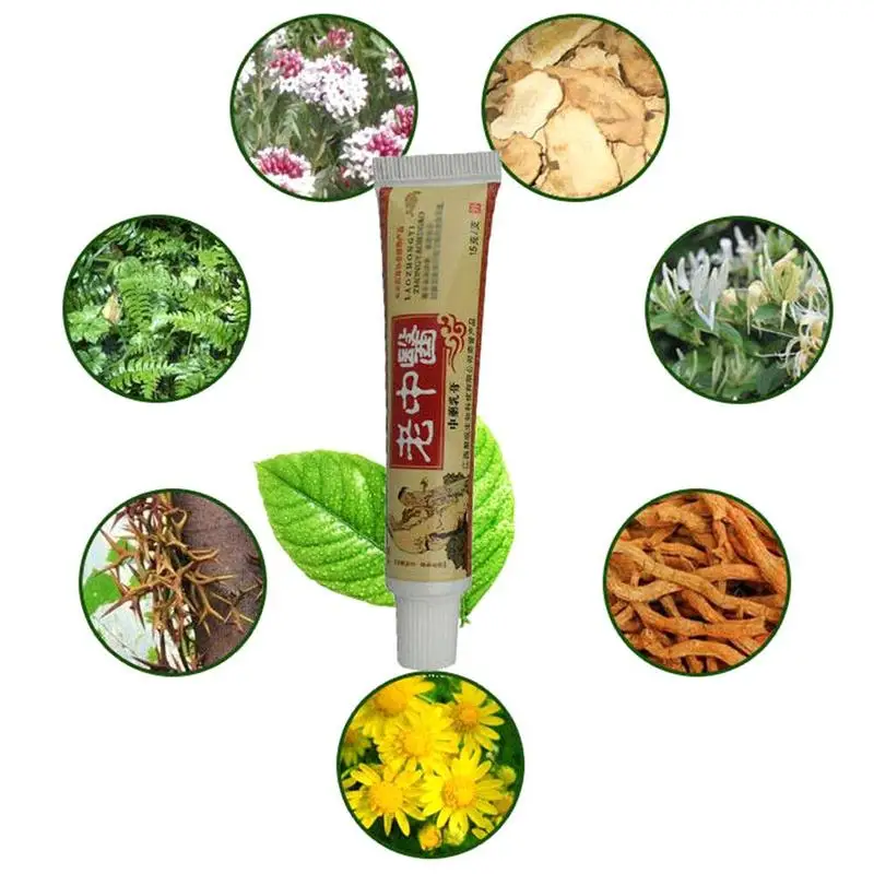 

10PCS Natural Herbal Medicine Relieve Itching Anti-Itch Cream Ointment Chinese Nursing Care Effective Anti Fungus Cream Skin Car