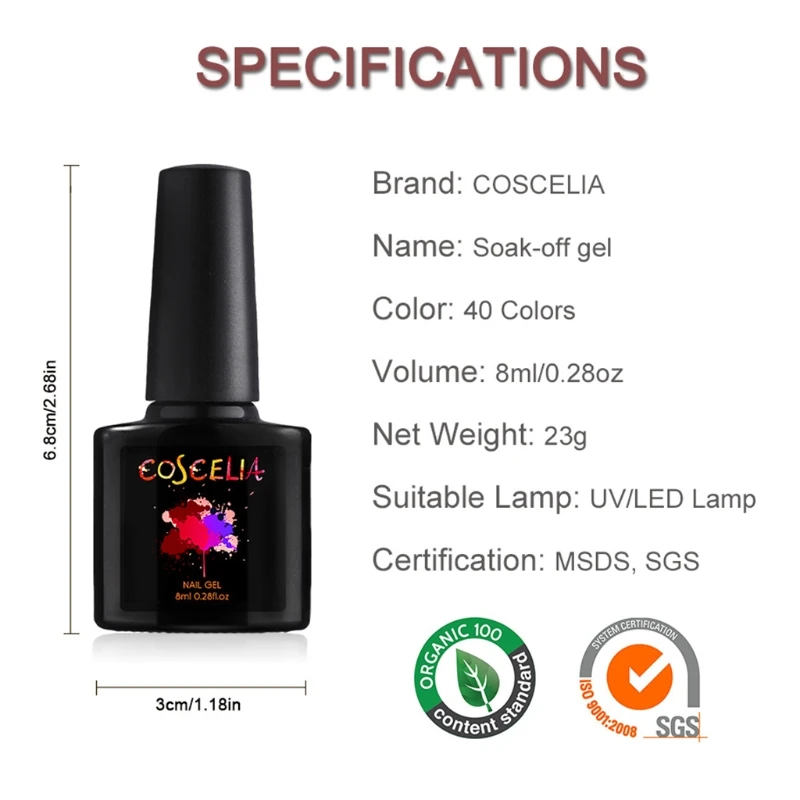 

Gel Nail Polish Kit with UV Light 60S 90S 120S Timer Setting Nail Lamp Long Lasting Manicure Professional Nails Art Tools F1FF