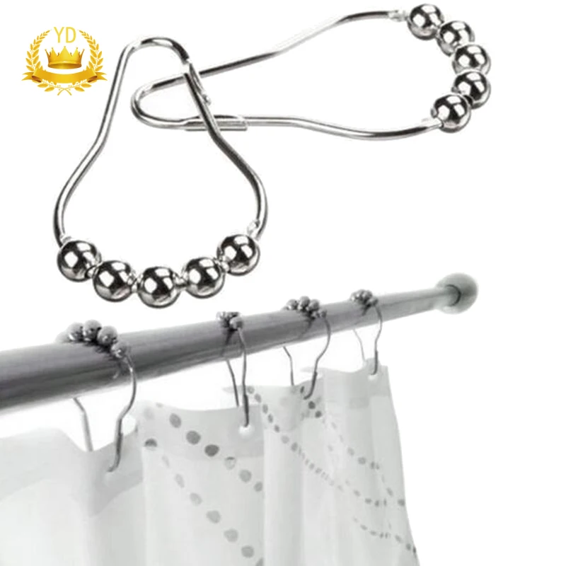 Горячие 10 шт полированные атласные крючки роликовые шариковые кольца для