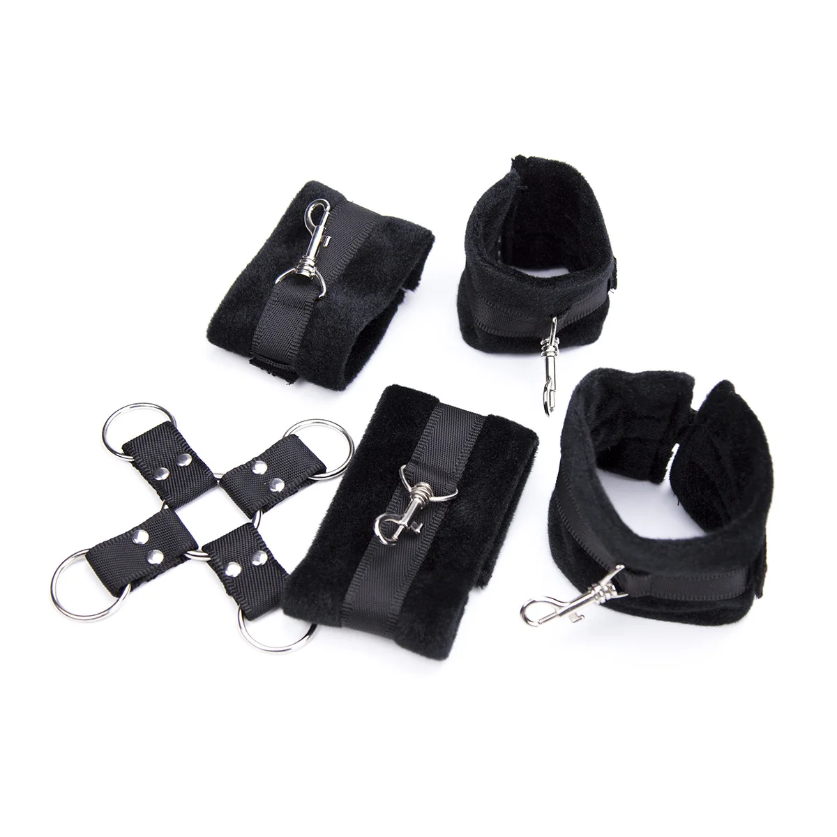 Игрушки для взрослых плюшевые наручники секса голеностопа секс-игры БДСМ бондаж