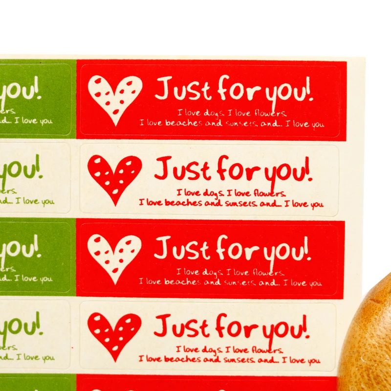 100 шт. наклейки для запечатывания вечерние подарочные пакеты упаковка s DIY