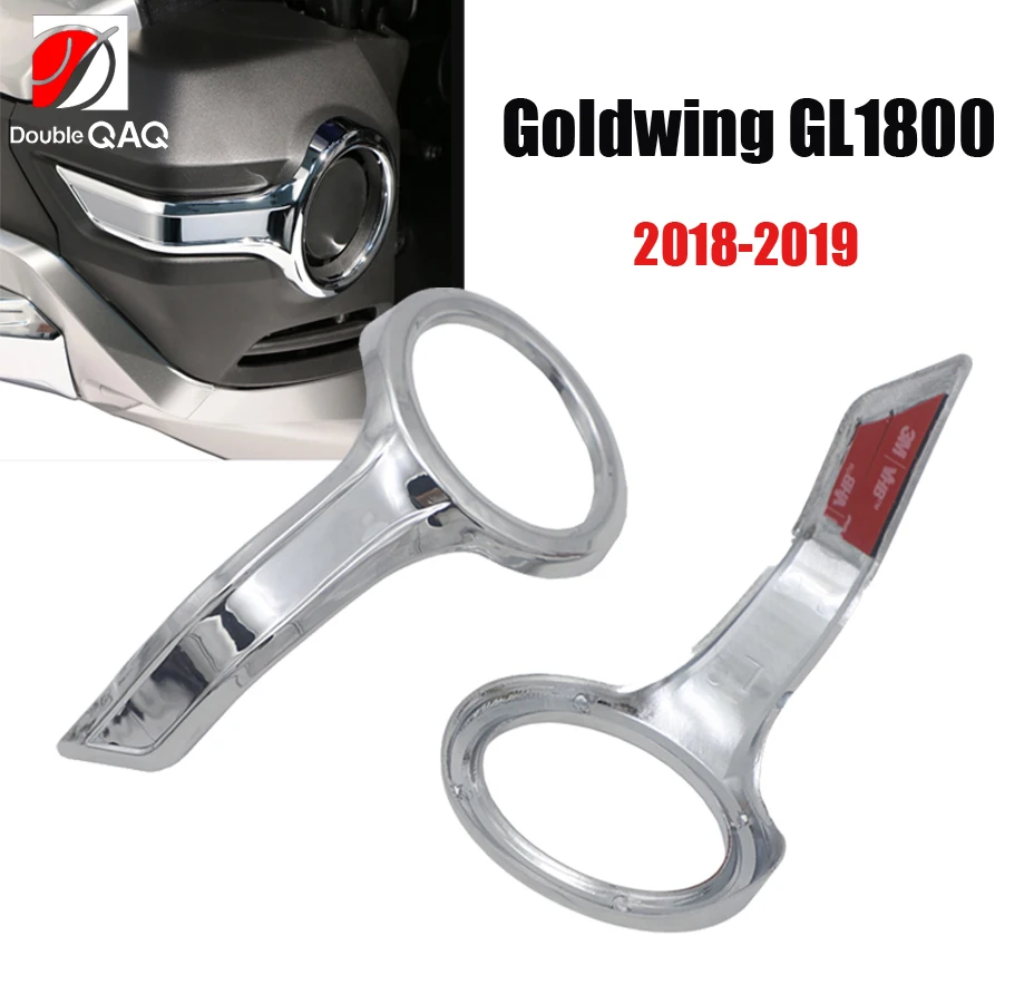 

Motorcycle chrome fog light ring left & right fog light ring for Honda Gold Wing GL 1800 GL1800 F 6B F6B 2018-2019