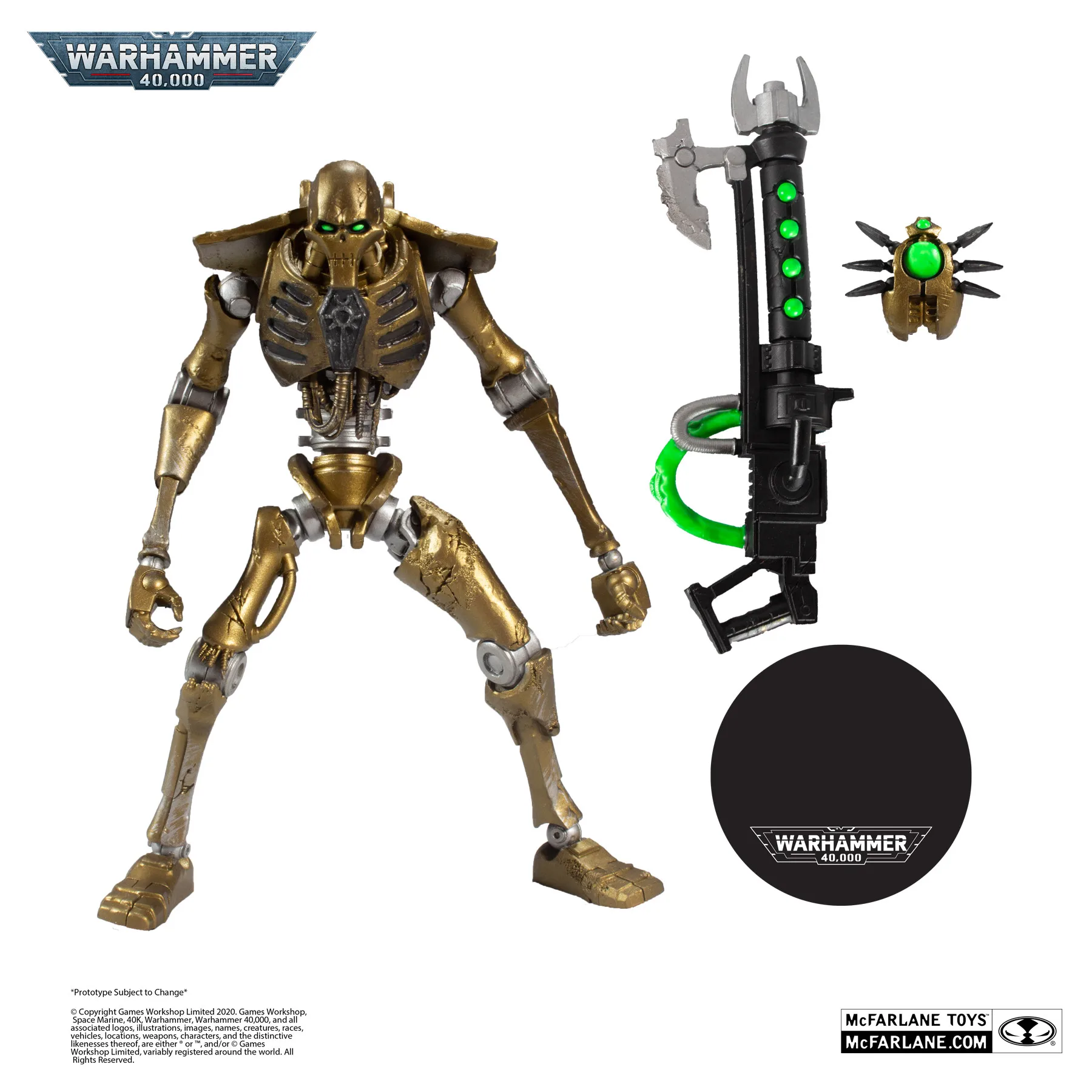 

McFarlane Necrons Flayed Ones Flayer Articulated Action Figure Toys 17cm