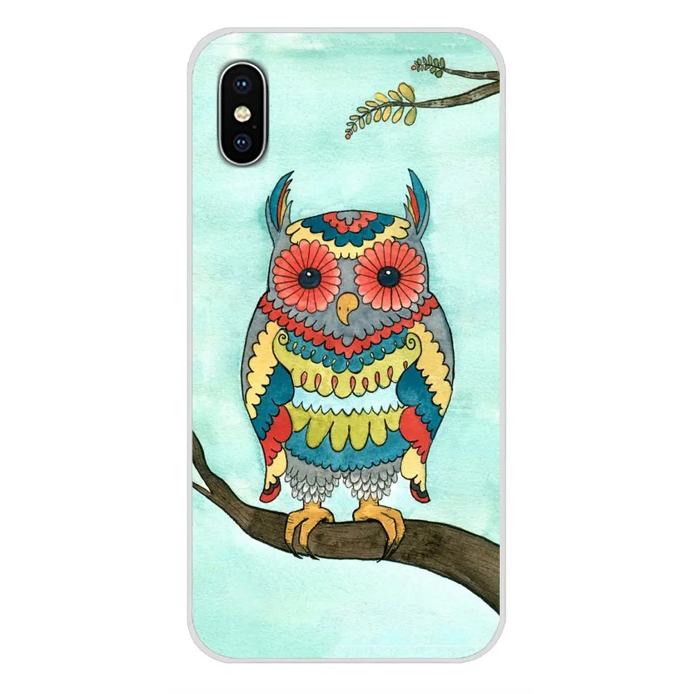 For Samsung Galaxy S3 S4 S5 Mini S6 S7 Edge S8 S9 S10 Lite Plus Note 4 5 8 9 Owl Accessories Phone Cases Covers | Мобильные телефоны