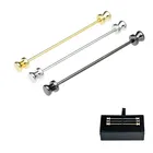 Игла для воротника рубашки для мужчин, изысканные высококачественные медные булавки для галстука, простые однословные резьбовые пряжки, классические подарки