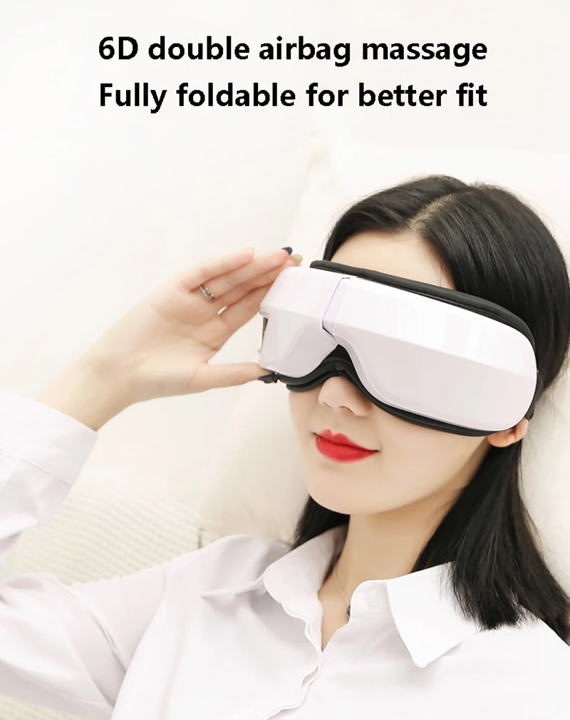 Bluetooth музыка массажер для глаз горячий компресс алгоритм многочастотного