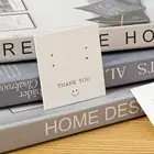 Серьги-гвоздики с надписью Thank You, 50 шт.