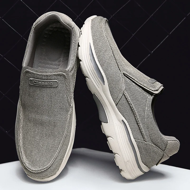 

Spring Hiking Shoes Men Comfort Walking Trekking Sneakers for Man Platform Canvas Shoes Men Flats Loafer Anti Slip Hiking 39-48