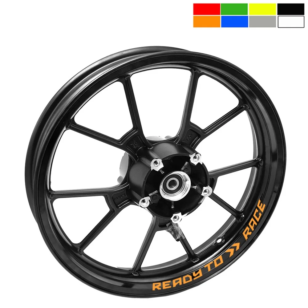 Для KTM duke 200 390 690 1090 1190 1290 RC8 Moto rcycles наклейки на колеса Светоотражающие Обода moto