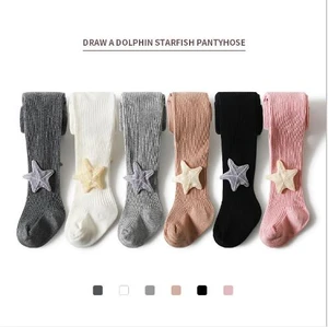 2021 Spring new childrens pantyhose AB cartoon accessories girls leggings boneless baby leggings