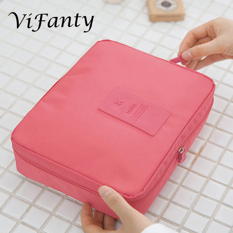 Сумка для туалетных принадлежностей дорожная многофункциональная косметичка