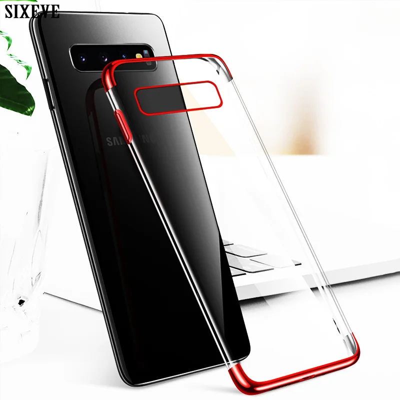 Роскошный мягкий прозрачный чехол для Samsung Galaxy S6 S7 Edge S8 S9 S10 Plus E Note 8 9 A6 A8 J4 J6 J8 2018