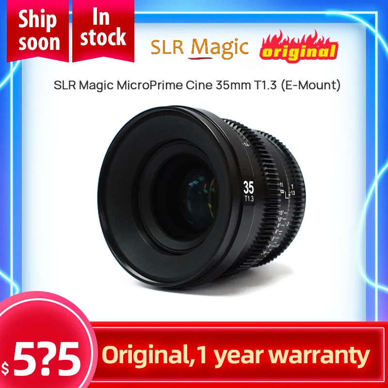 SLR Magic MicroPrime Cine 35 мм T1.3 (E Mount)|Объективы для фотоаппаратов| |
