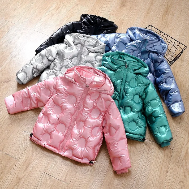 

Boys Girls Down Jackets White Duck Down Outerwear Kids Coats Fashion Casual Children's Clothing Teenager Student Thicken Clothes