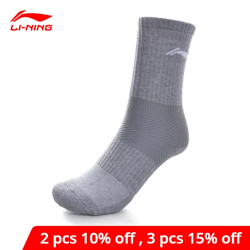 Спортивные носки унисекс Li Ning 39 46 размер полиэстер хлопок спандекс подкладка li ning
