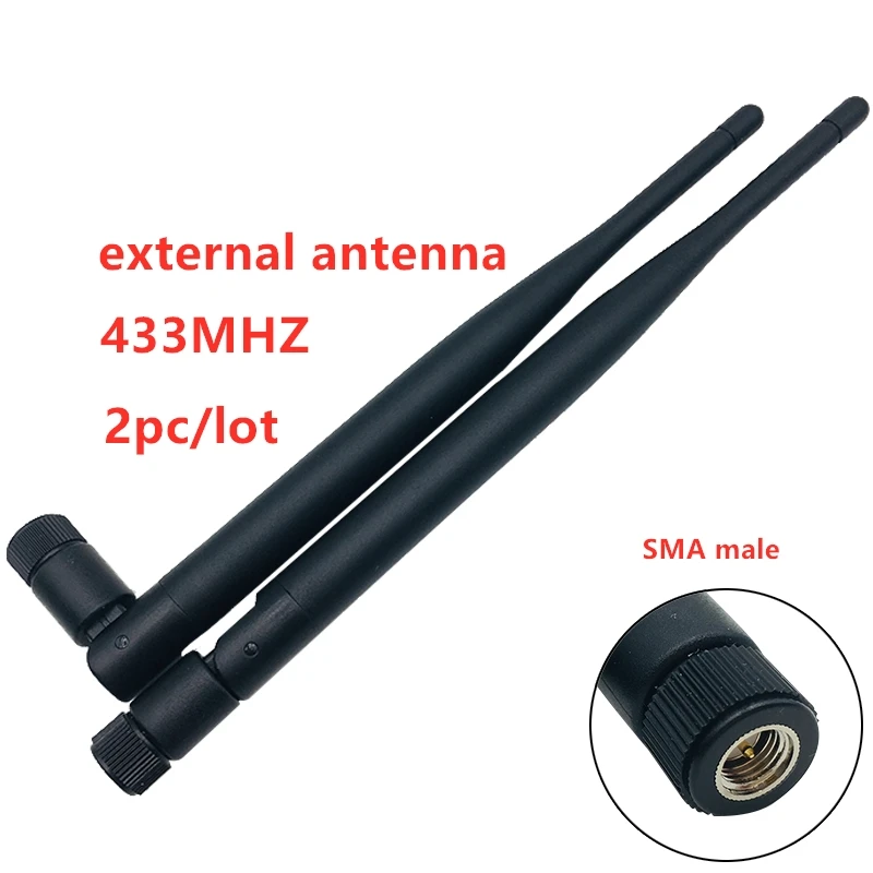 В наличии! Антенна 5 дБи 433 МГц разъем SMA male для Lorawan 2 шт. |
