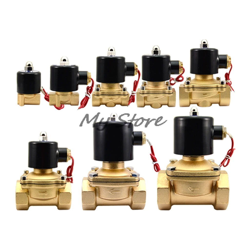 Электрический электромагнитный клапан 2 Вт латунный пневматический для