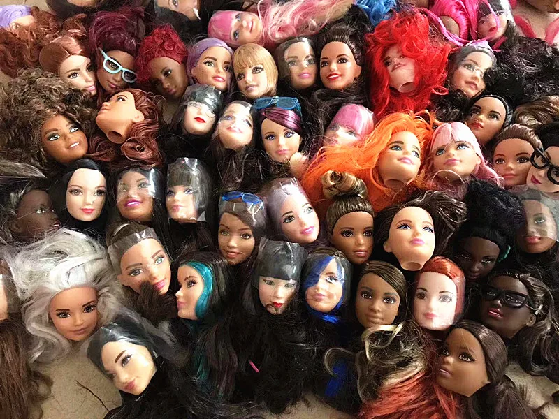 Оригинальные головы для кукол Барби 20 шт./лот 1/6 штук подарок на день рождения