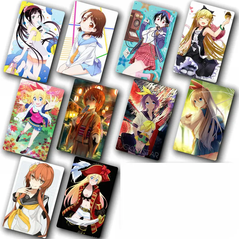100 шт. водонепроницаемые Стикеры для карт Nisekoi|Игровые фигурки и трансформеры| |
