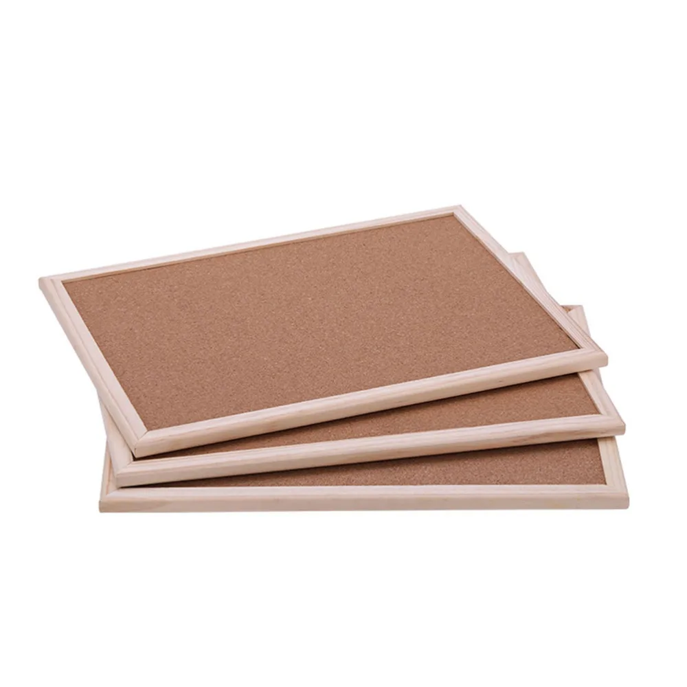 

Office Cork Board Wood Hanging Bulletin Board Office School Supplies 30X40cm