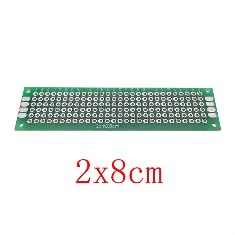 Двухсторонняя печатная плата прототипа печатной платы 2x8 3x7 4x6 5x7 6x8 7x9cm DIY