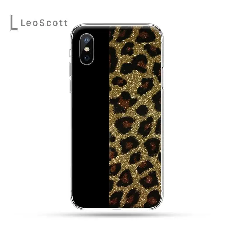 

Leopard art fashion pattern Phone Case for iPhone 11 12 mini pro XS MAX 8 7 6 6S Plus X 5S SE 2020 XR luxury design shell funda