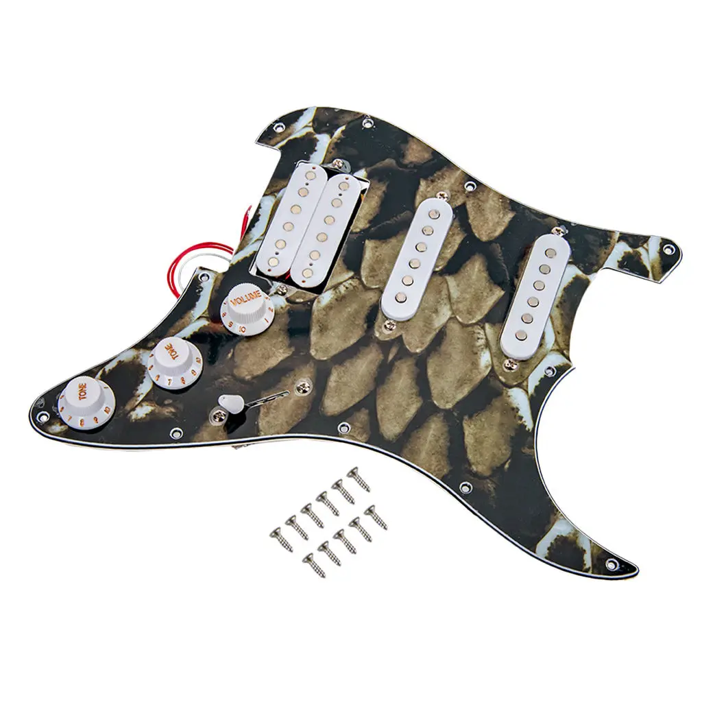 

Prewired Pickguard Guard Plate with SSH Pickup for Electric Guitar