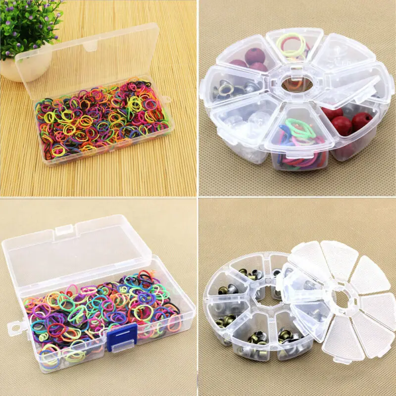 Plastic Adjustable Compartment Storage Box Jewelry Earring Bead Screw Holder Case Display Organizer Container | Дом и сад