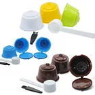 Многоразовая фильтрующая чашка, кофейная капсула для Nescafe Dolce Gusto, многоразовые колпачки, фотофильтры, корзины, мягкий вкус, сладкий