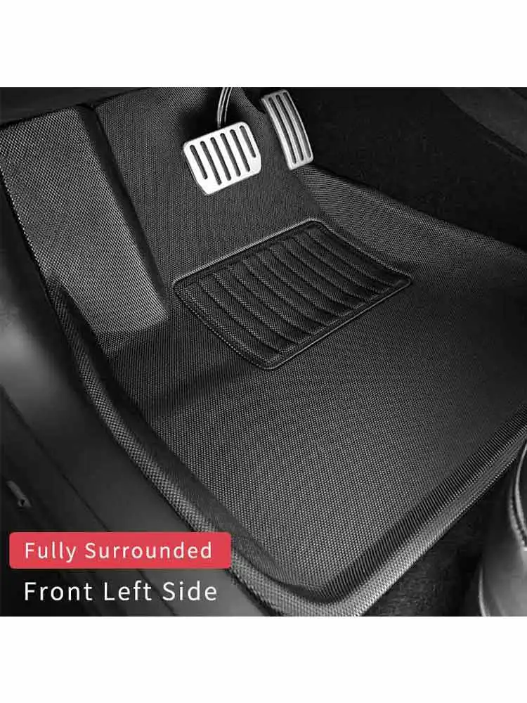

Car Floor Mats Waterproof Non-Slip For Tesla Model 3/Y TPE XPE Modified Accessories 3 Pics 2018-2021