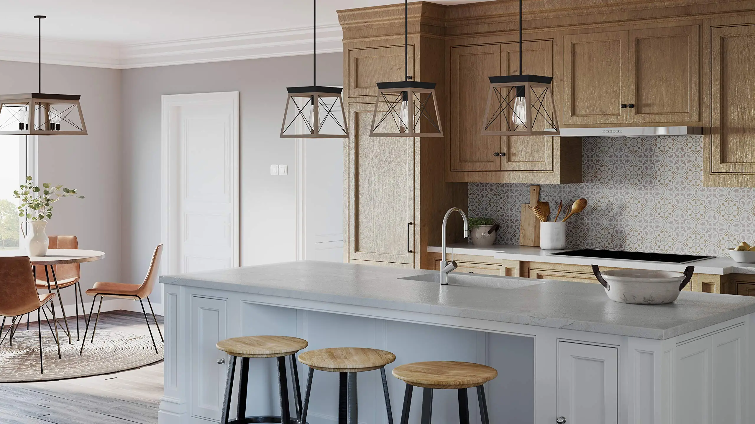 American Retro Pendant Light Industrial Vintage Iron Mini Hanging Lights For Restaurant Living Room Kitchen Bedroom Bar Club | Лампы и