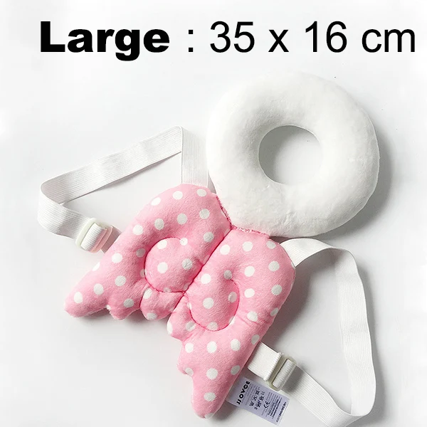 Large Pink Angel Большая детская подушка для защиты головы, подголовник для малышей, подушка для шеи, милые крылья, Подушка для кормления, защита от падения, YYT341 - Цвет: Large Pink Angel