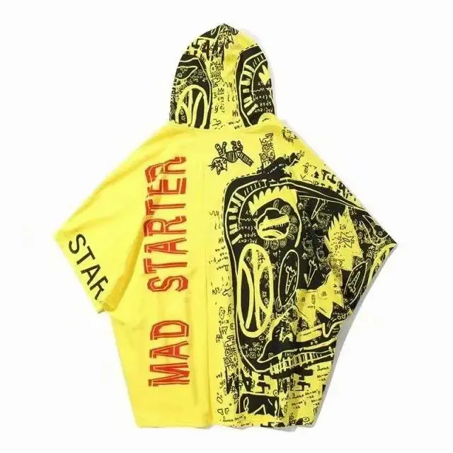 

Summer new short sleeve T-shirt men loose Hong Kong trend Korean students street Joker five-point Japanese Harajuku style