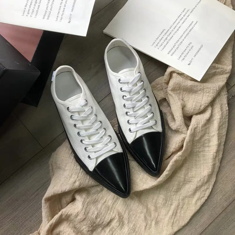 Женская парусиновая обувь на плоской подошве; Zapatillas blucas Mujer Lona; дышащие женские белые парусиновые кроссовки; Женская Вулканизированная обувь