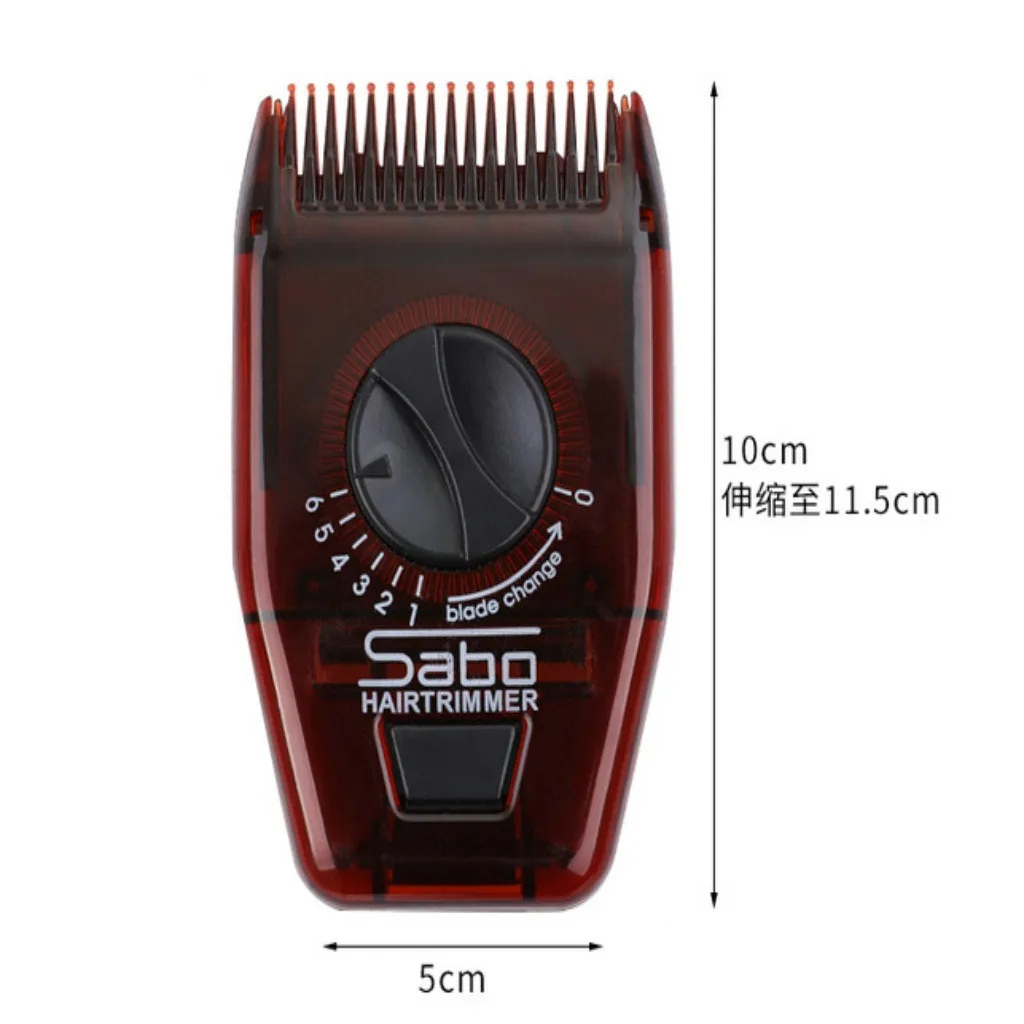 Профессиональная Мини машинка для стрижки волос мини Расческа редкая расческа