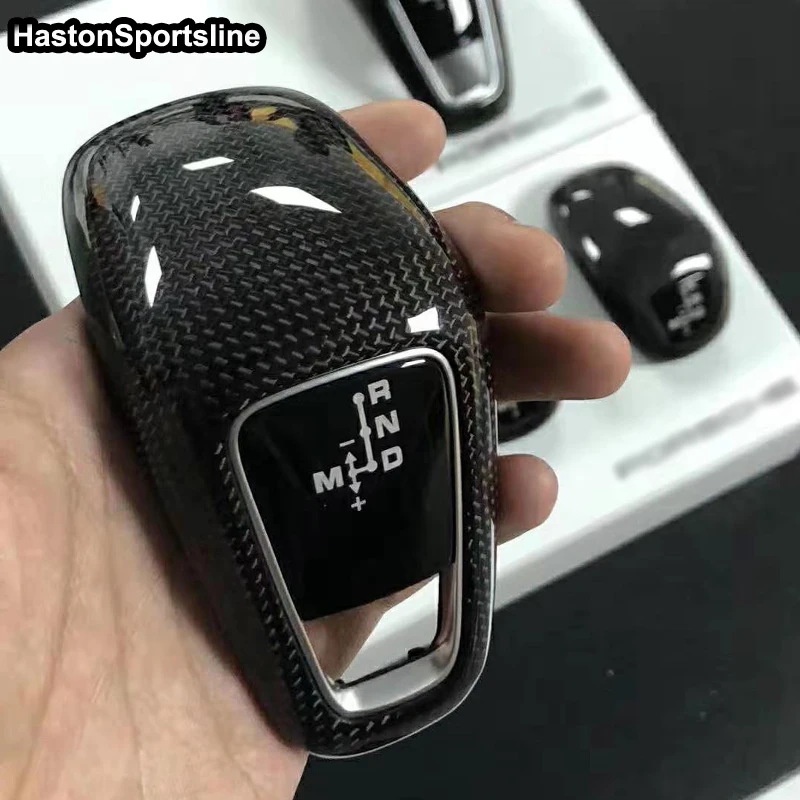 

Carbon Fiber Interior Shifter Gear Knob for Cayenne 2018 2019 2020 Auto Styling