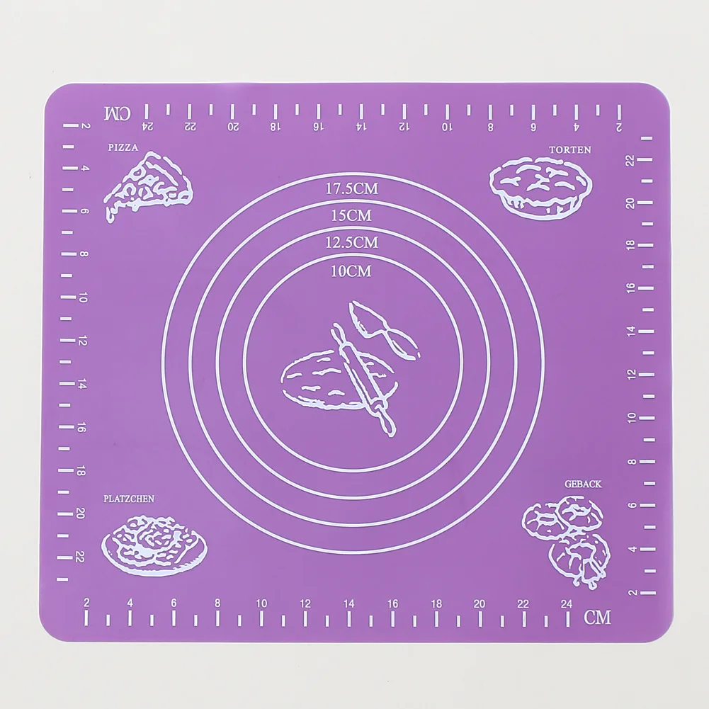 Экс-Большой силиконовый коврик для выпечки духовки весы раскатки теста помадка