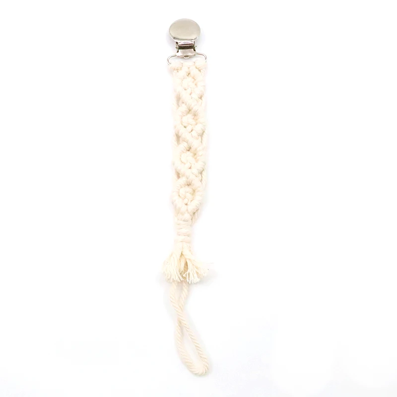 

Five-color Children's Clip Chain Knitting Baby Pacifier Clip Pacifier Chain Dummy Clips Nipple Holder For Infant