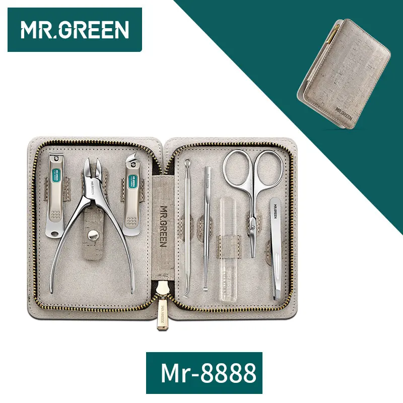 Профессиональные кусачки для ногтей MR.GREEN Набор маникюра и педикюра из