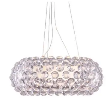 Лампа в скандинавском стиле Круглая Люстра для спальни ресторана современная