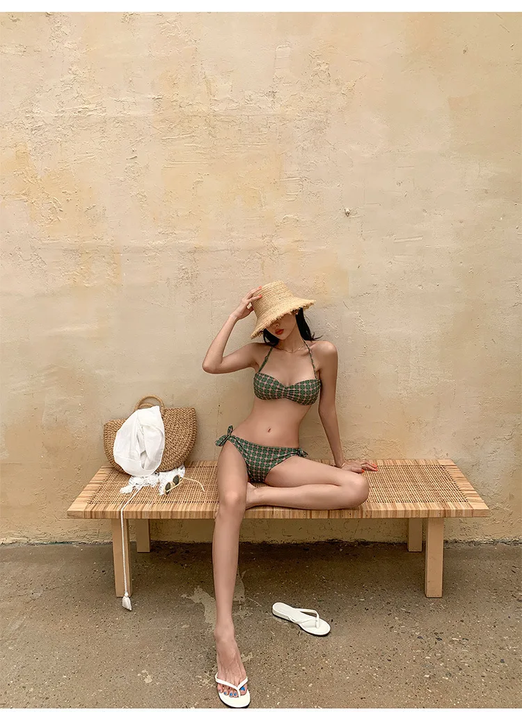 

2021 Latest Vintage Swimwear Printed Women Sexy Swimsuit Swimwear Two Pieces Swimsuits swimming suit for women