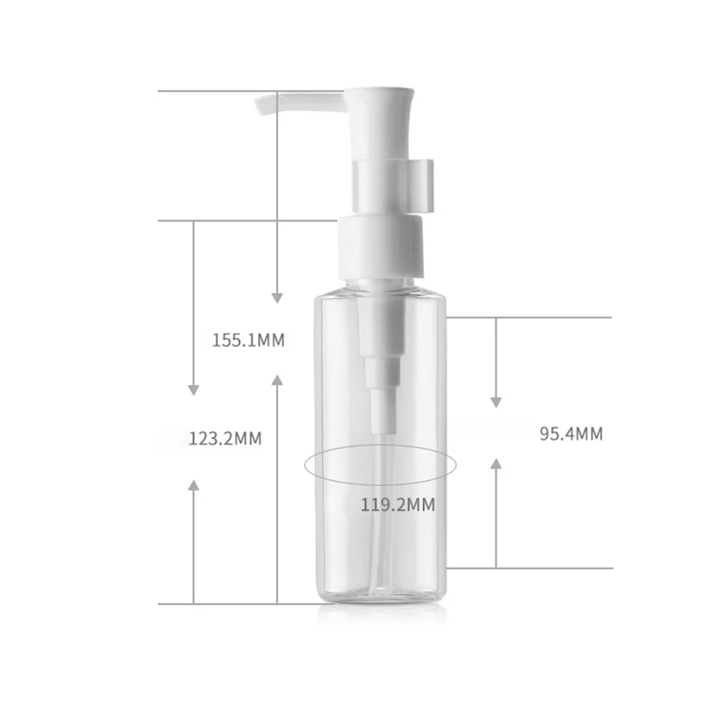 

10pcs 200ml Cleansing Oil Pump Bottles Facial Cleanser Liquid Soap Empty Clamp Bottle Dispenser